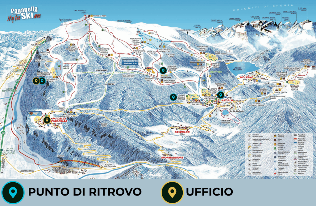 mappa punti di ritrovo